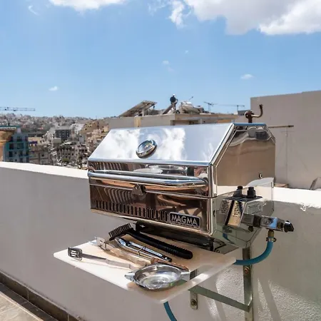 Seaspray 3 Bedroom Penthouse, With Large Terrace And Bbq Saint Julian's