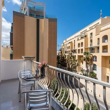 Seaspray 3 Bedroom Penthouse, With Large Terrace And Bbq Saint Julian's